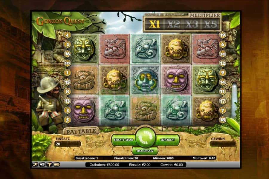 Gonzo‘s Quest Kostenlos spielen